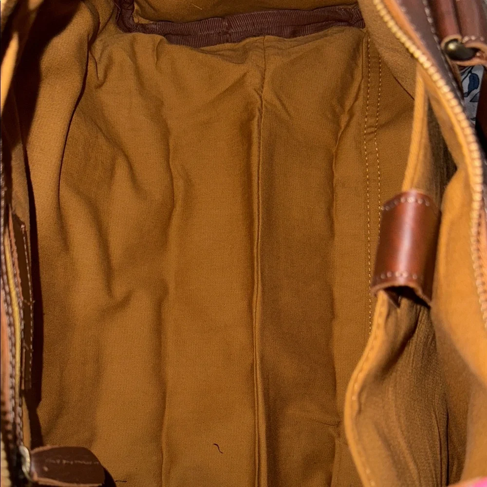 MAHI Leather Weekender Duffle Bag – Brown – NWT